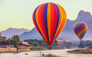 Vang Vieng Hot Air Balloons