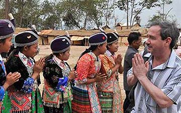 Greeting in Lao