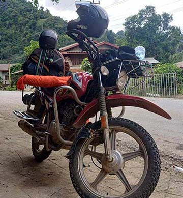 Manual motorbike photo