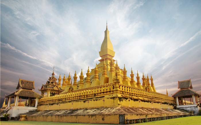 Pha That Luang in Vientiane